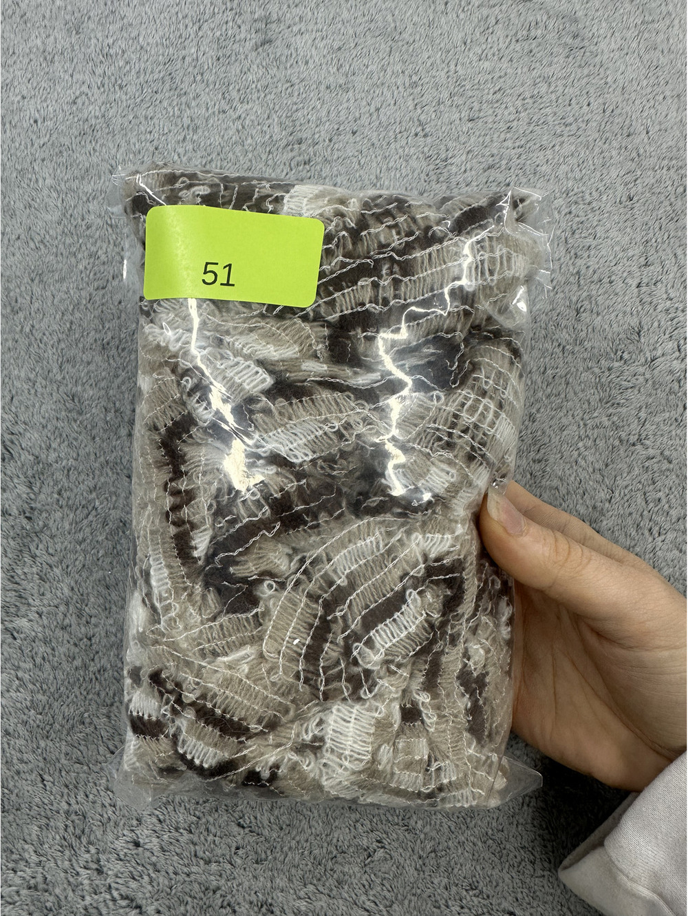 Earthy‎ Ruffle Boa Spaghetti Scarf - Picture 4 of 4